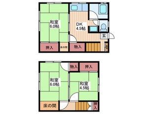 石本荘の物件間取画像